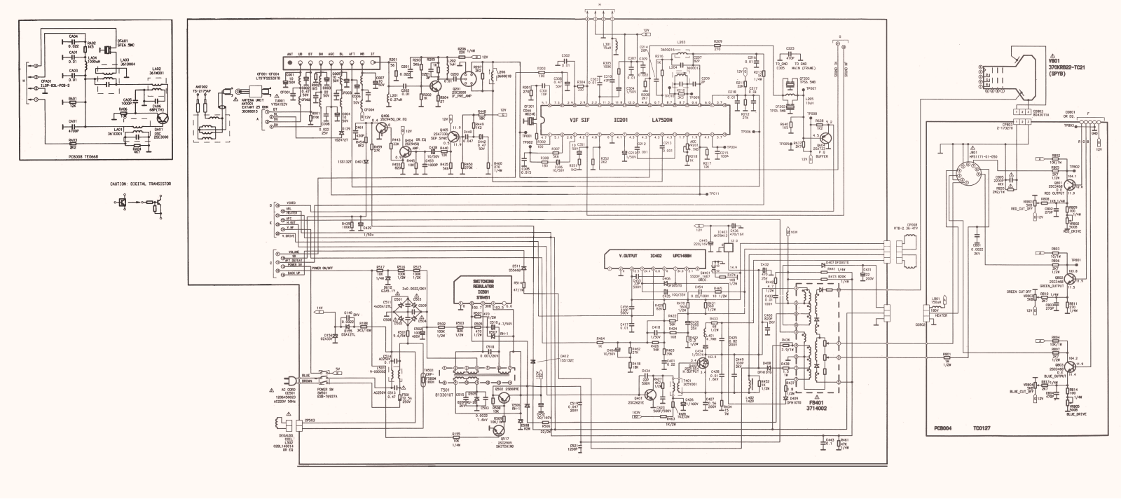 ORION COLOR 363DK Schematic