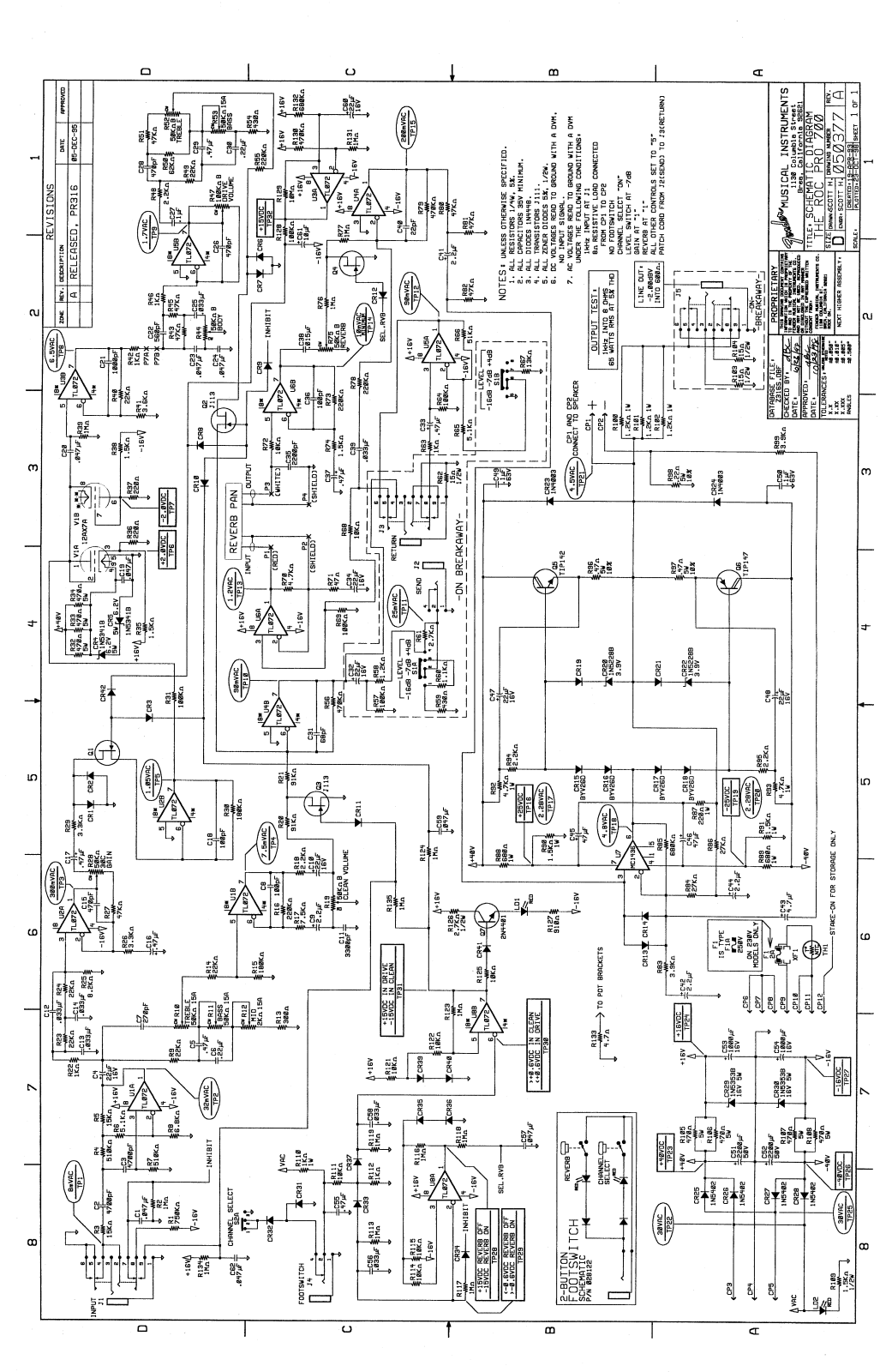 Fender roc 700 schematic