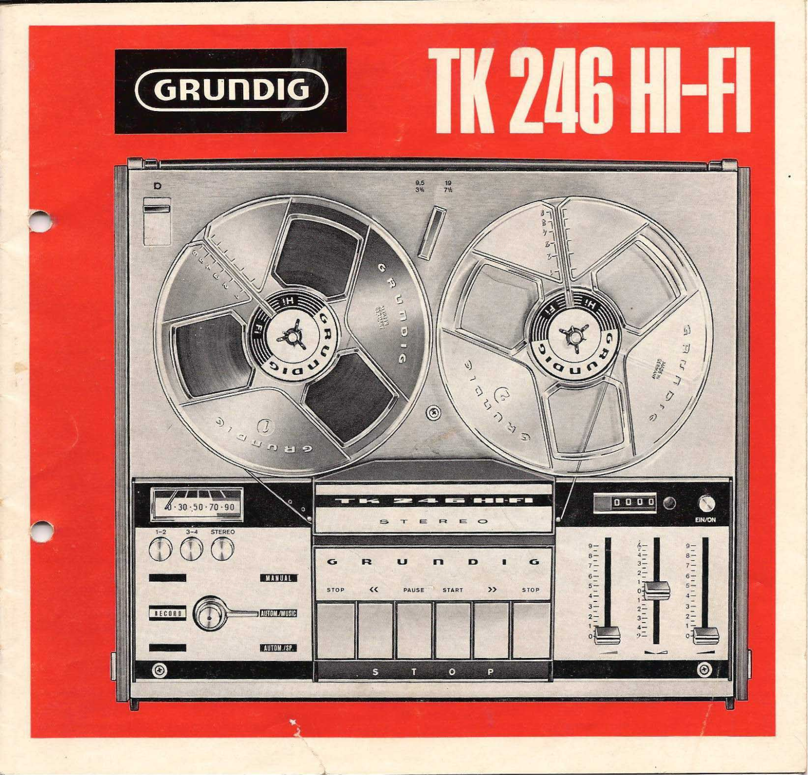 Grundig TK-246 Owners Manual