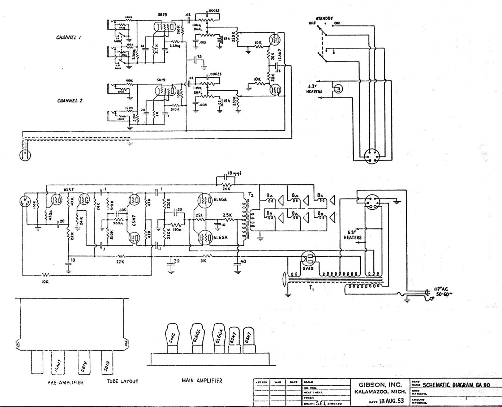 Gibson ga90 schematic