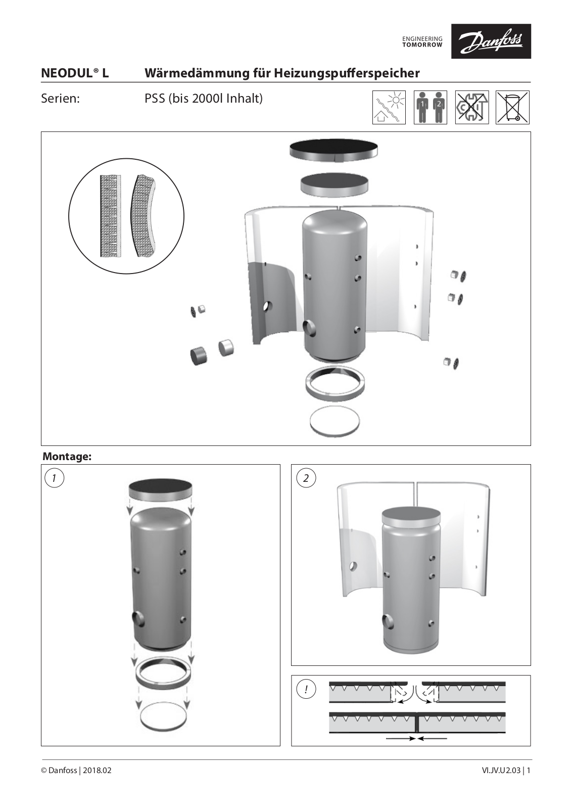 Danfoss NEODUL L Installation guide