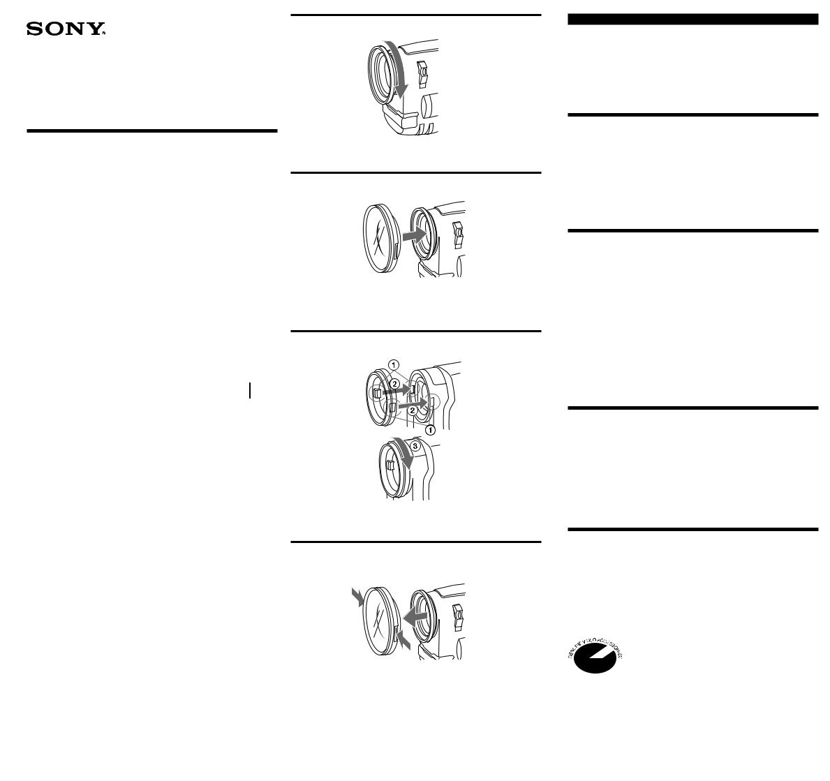 Sony VCL-ES06 User Manual