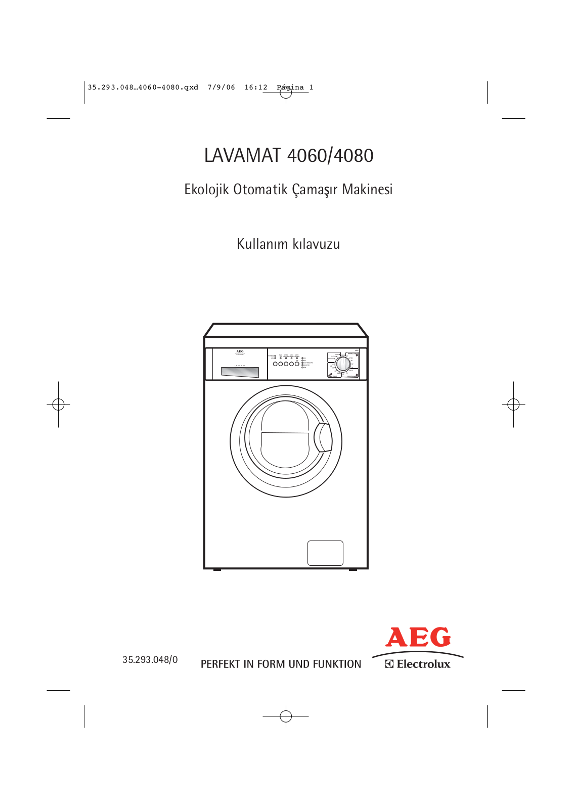 AEG LAVAMAT 4080, LAVAMAT 4060 User Manual