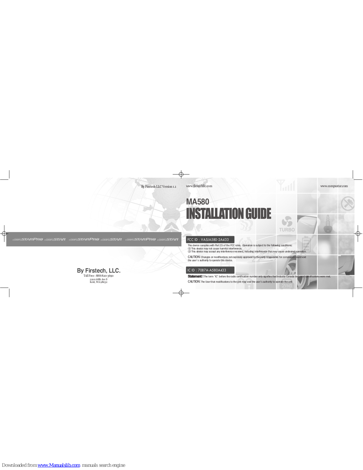 By Firstech MA580 Installation Manual - ManualMachine.com