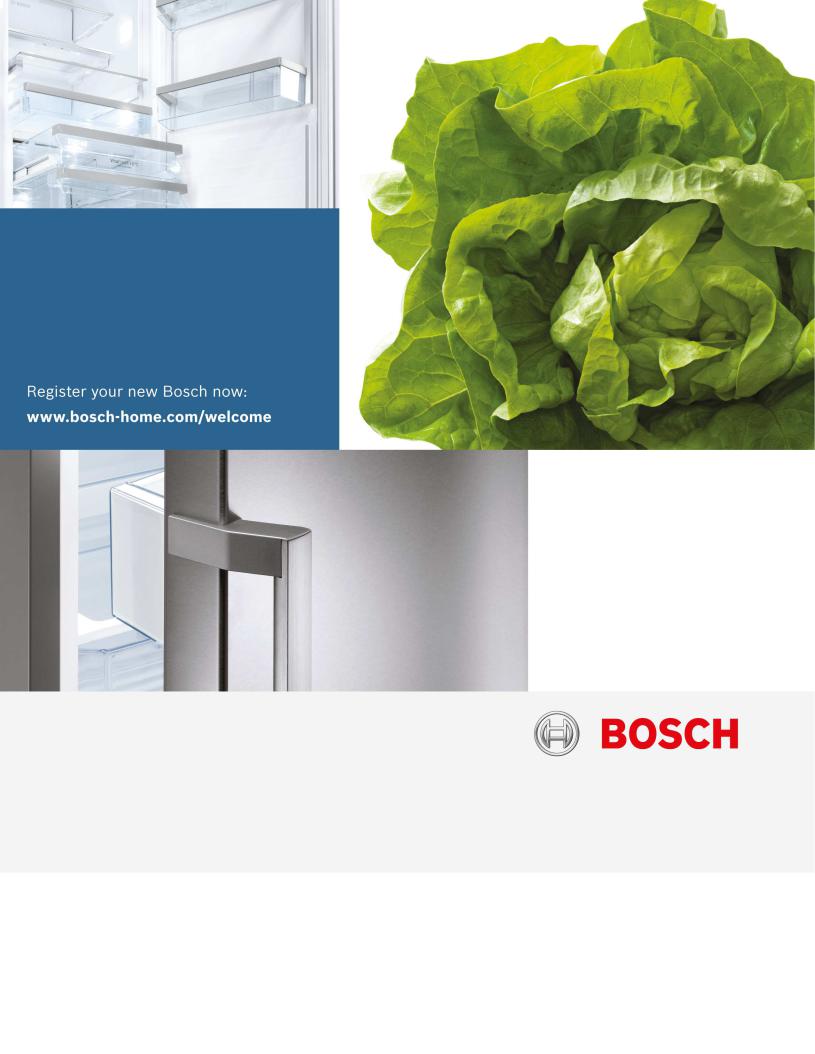 Bosch B36CT80SNB User Manual