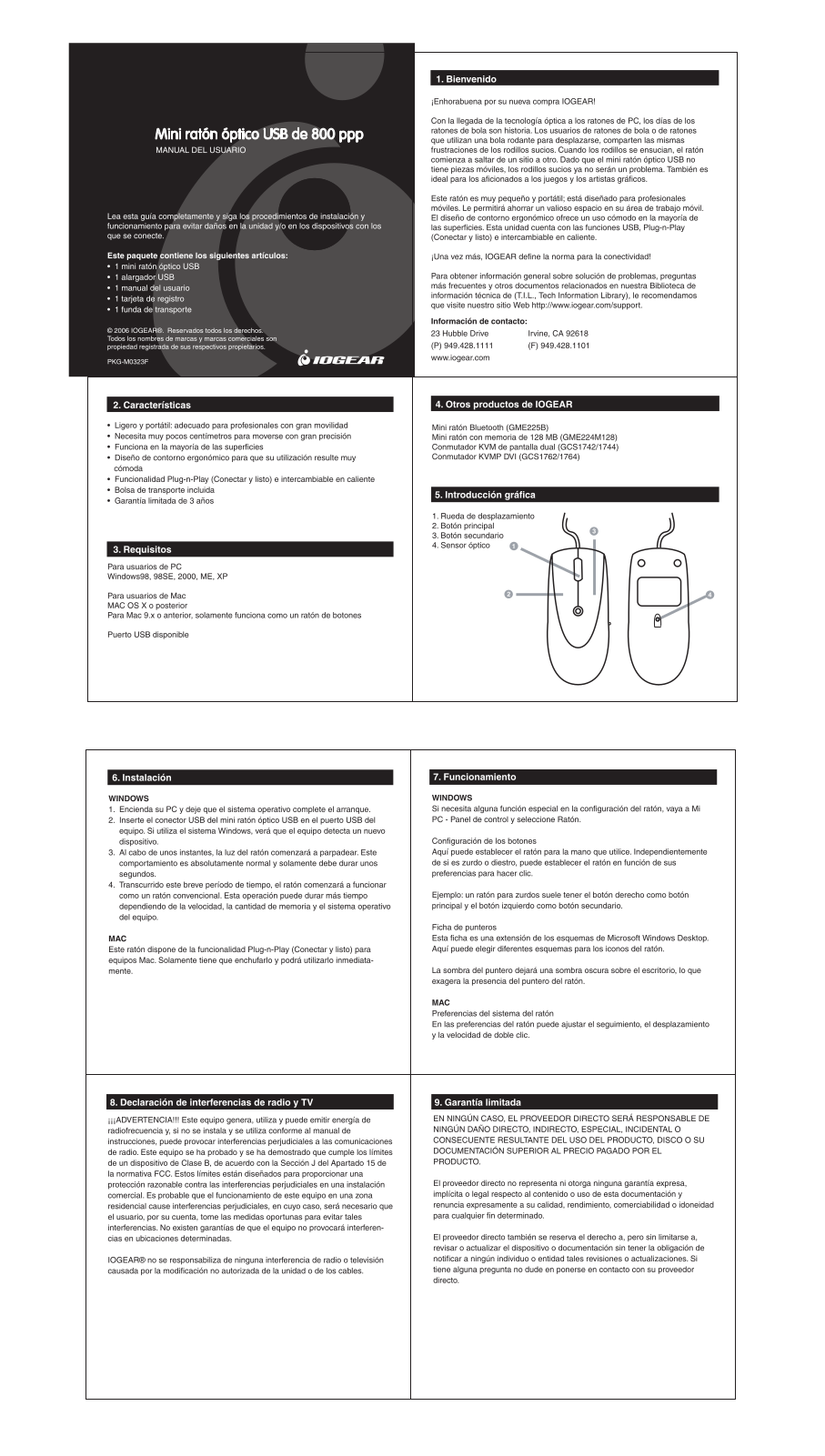 Iogear GME222A User Manual