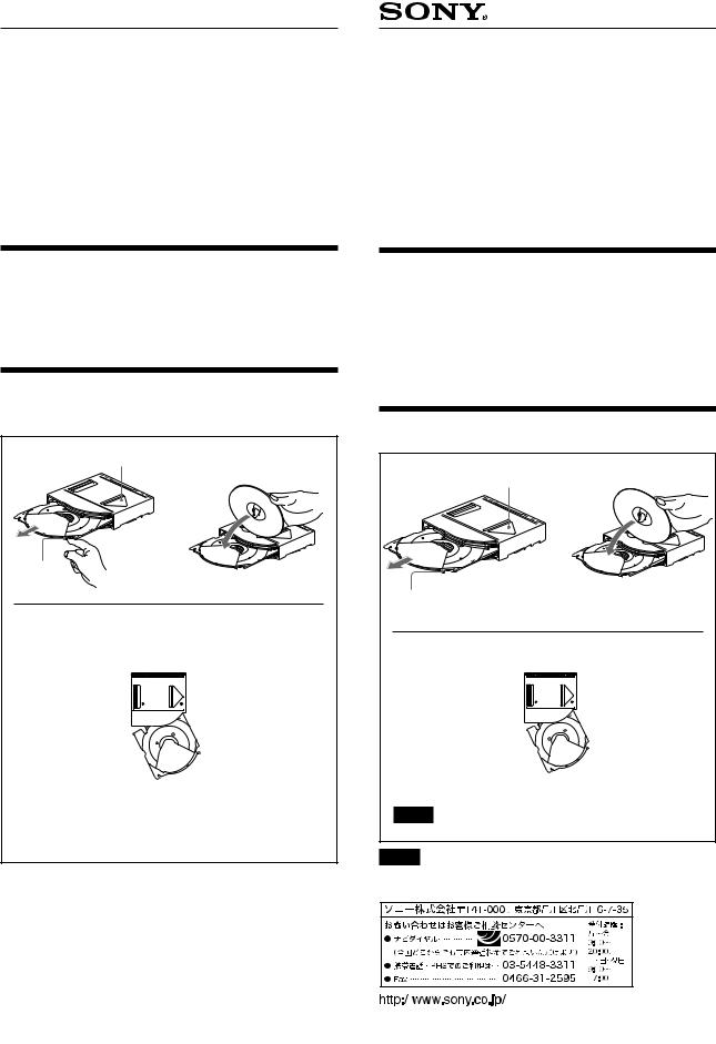 Sony XA-T7 Operating Manual