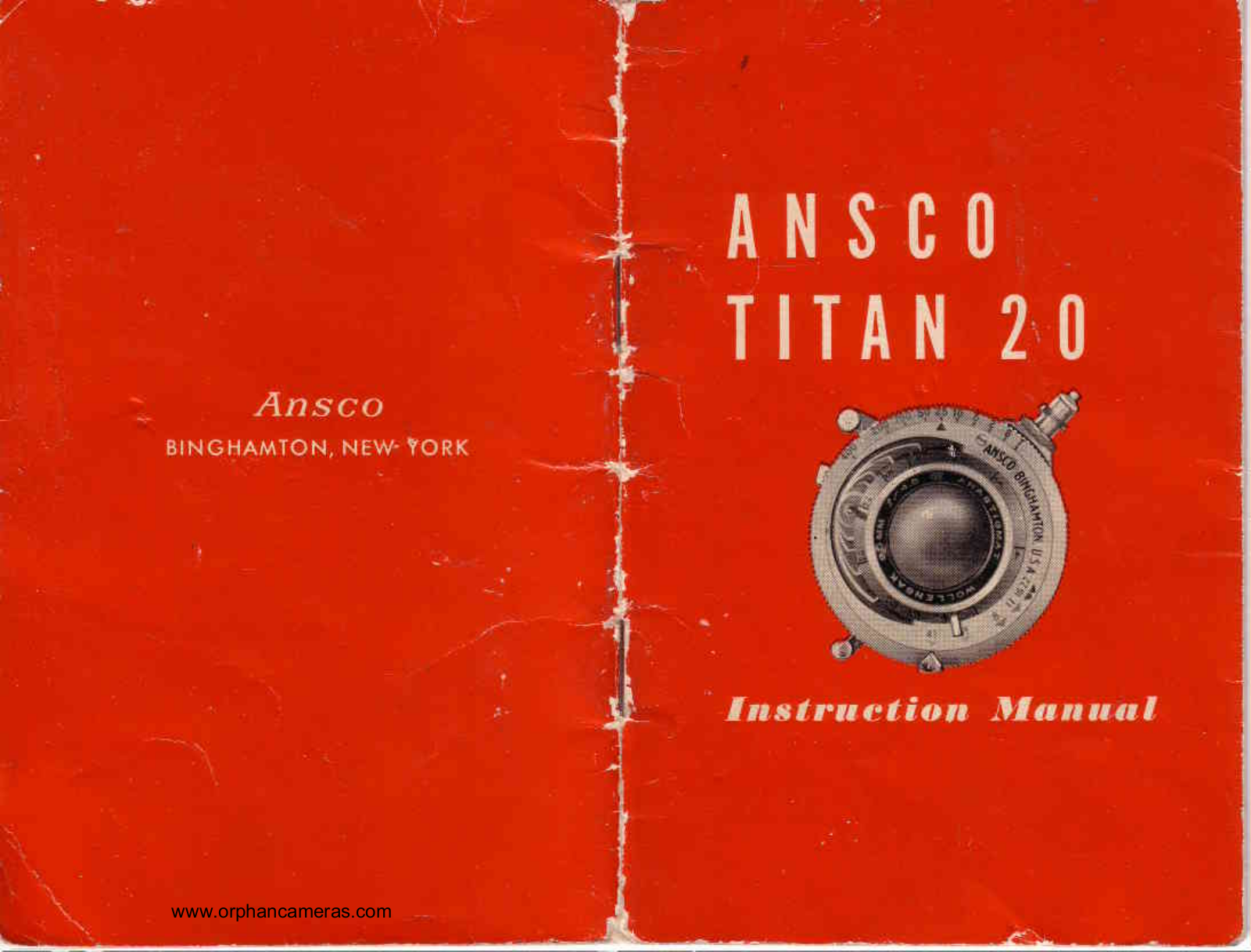 Ansco Titan 20 Instruction Manual