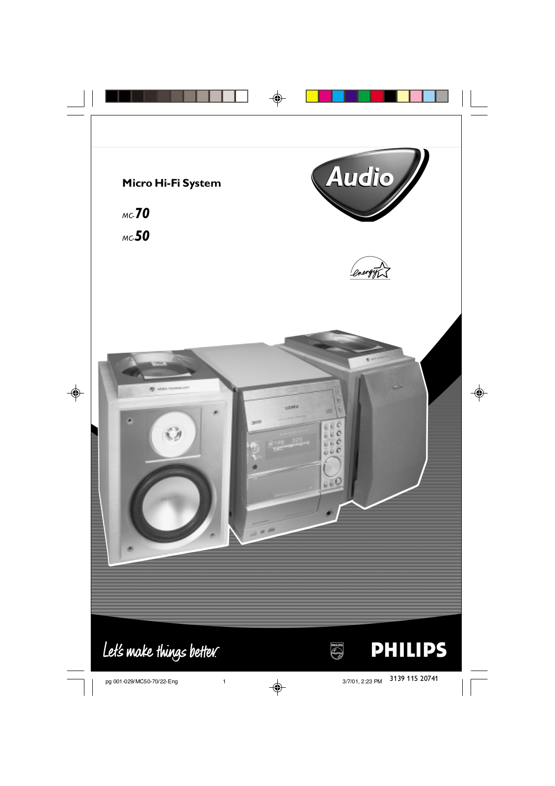 Philips MC-50 User Manual