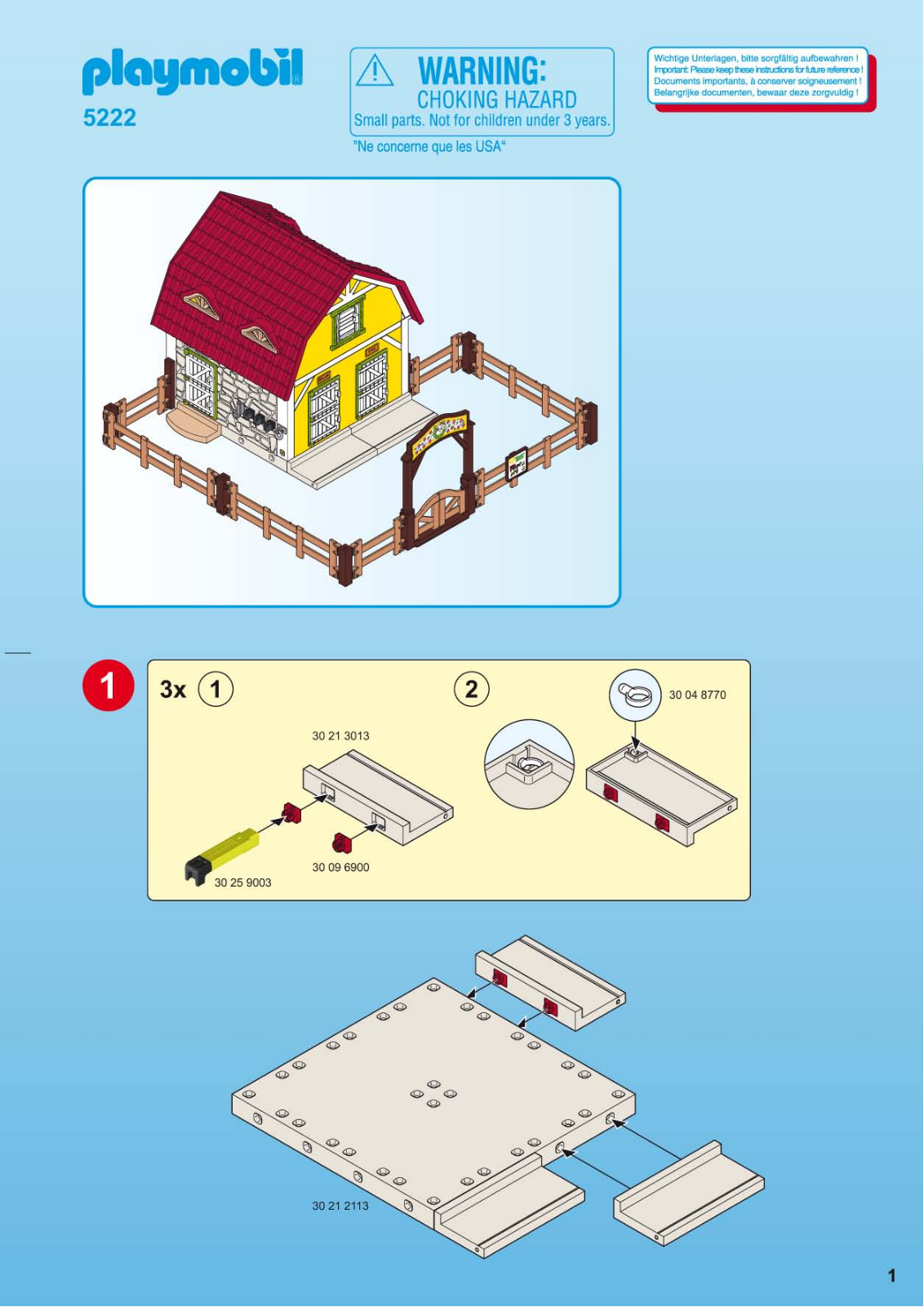 playmobil 5222 Service Manual