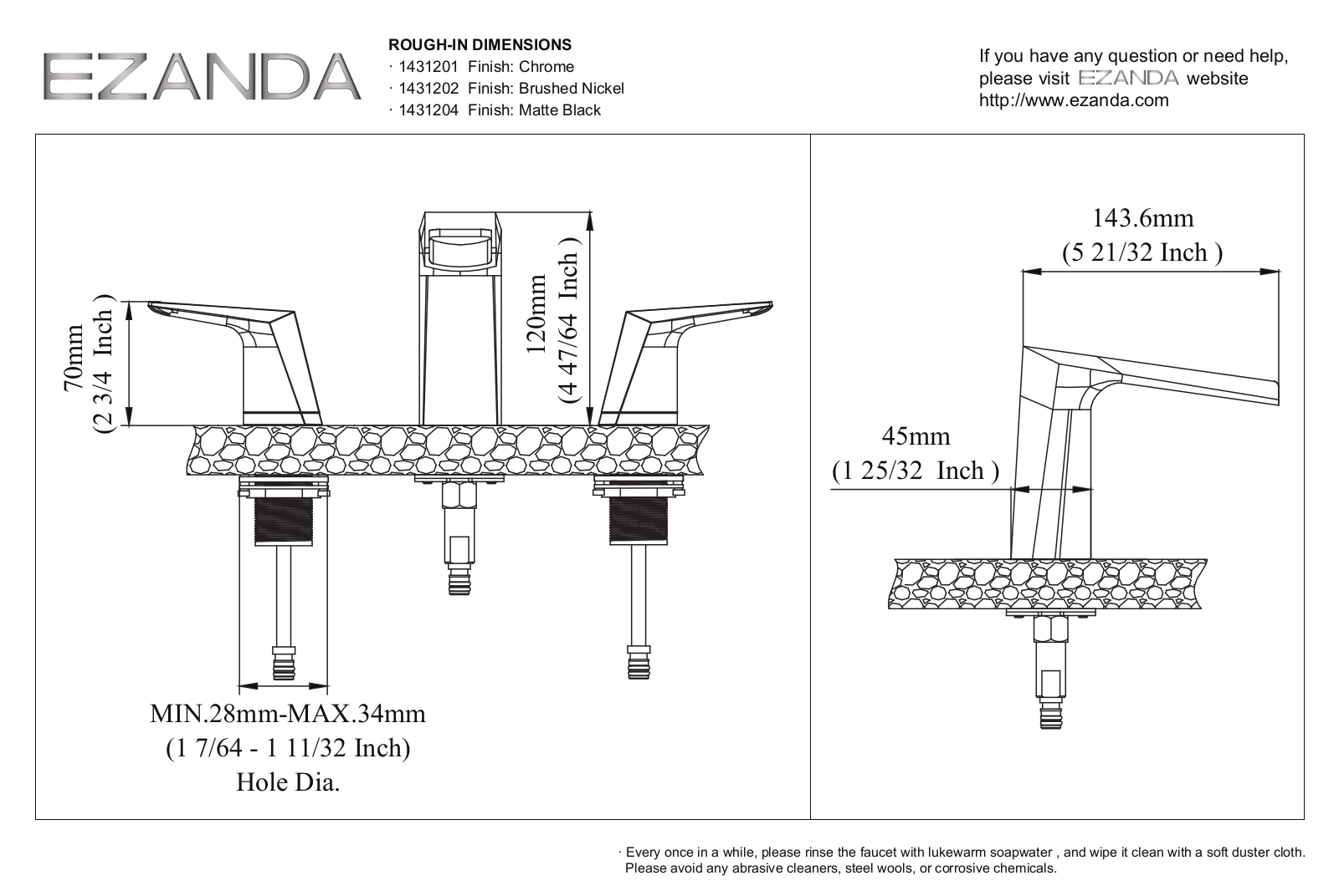 EZANDA EABD1001 Specifications - ManualMachine.com
