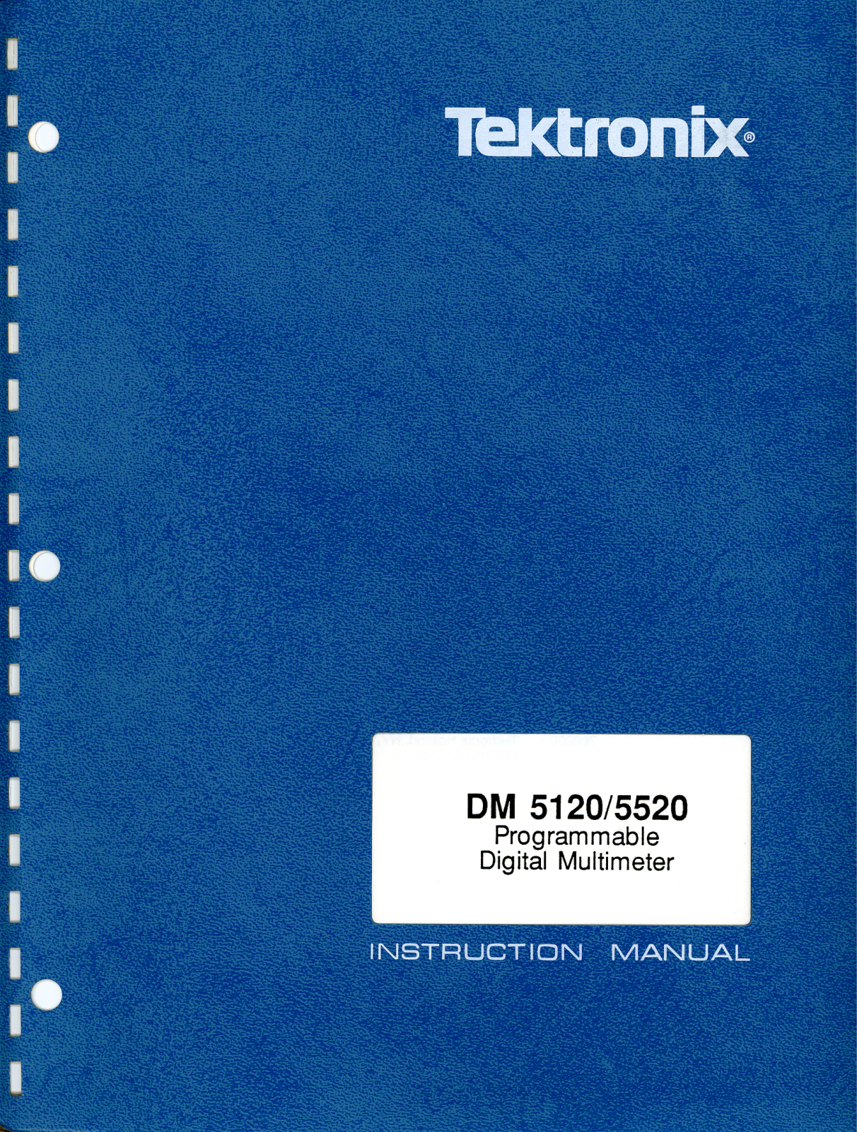 Tektronix DM 5520, DM 5120 User Manual