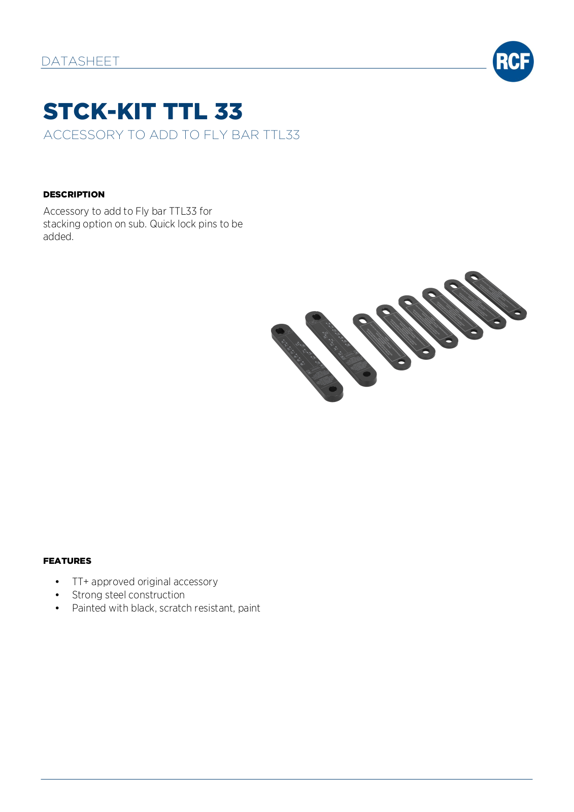 RCF SB-TTL33 Data Sheet