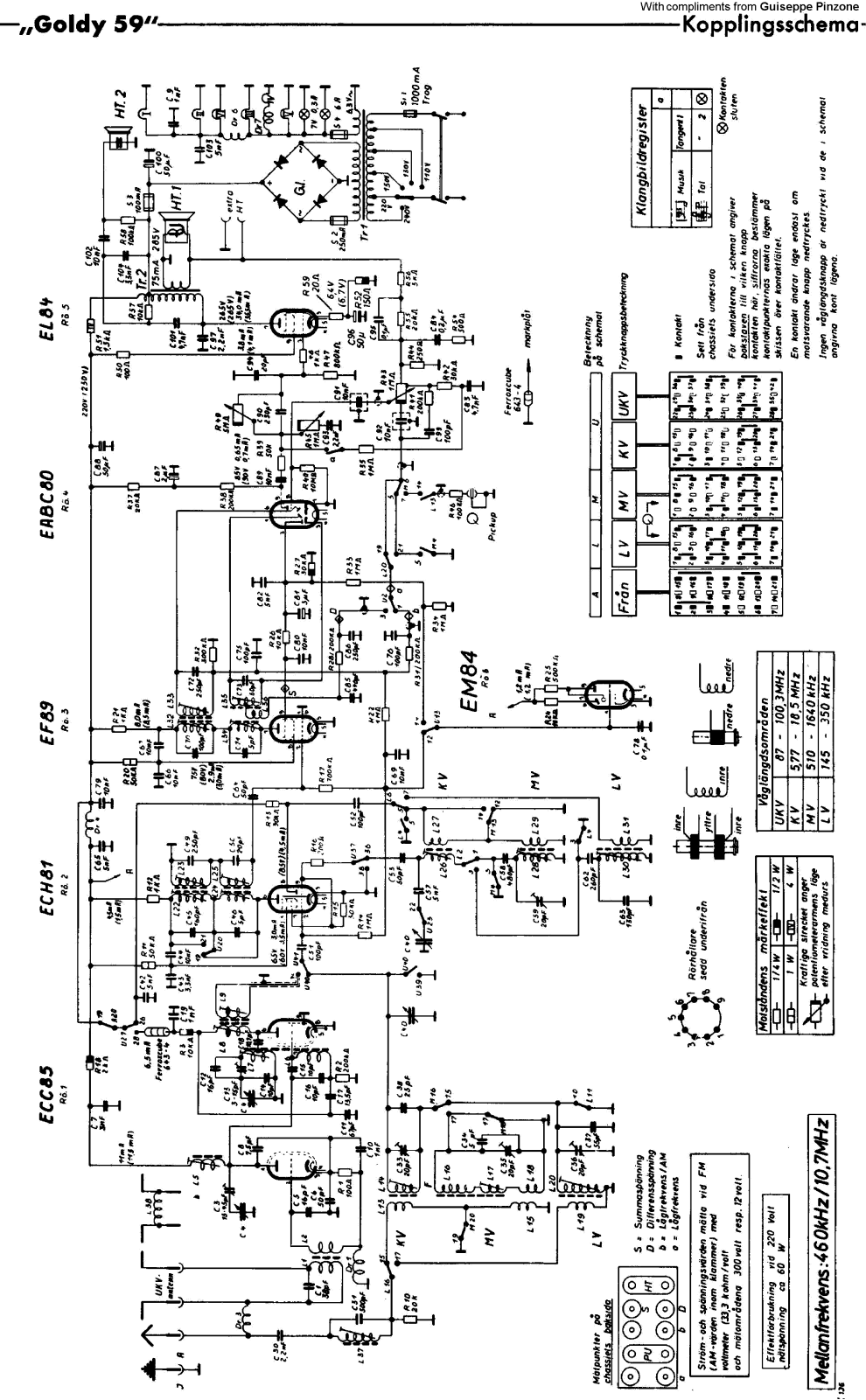ITT Goldy59 Schematic - ManualMachine.com