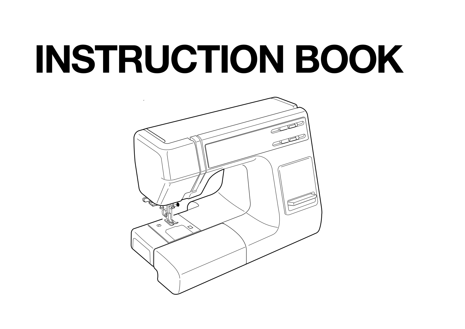 Janome Schoolmate S-3023 Instruction Manual