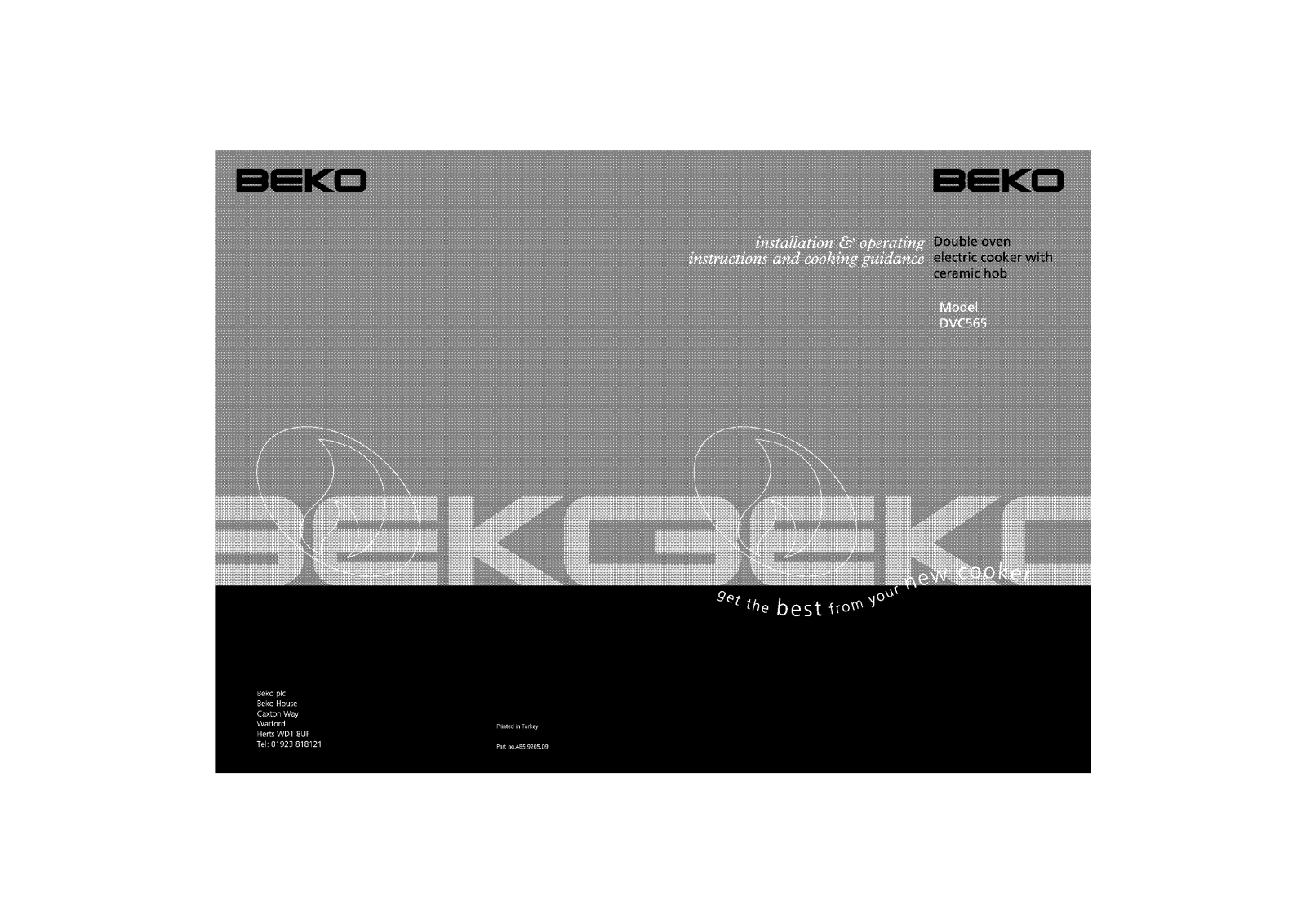 Beko DVC565 User Manual