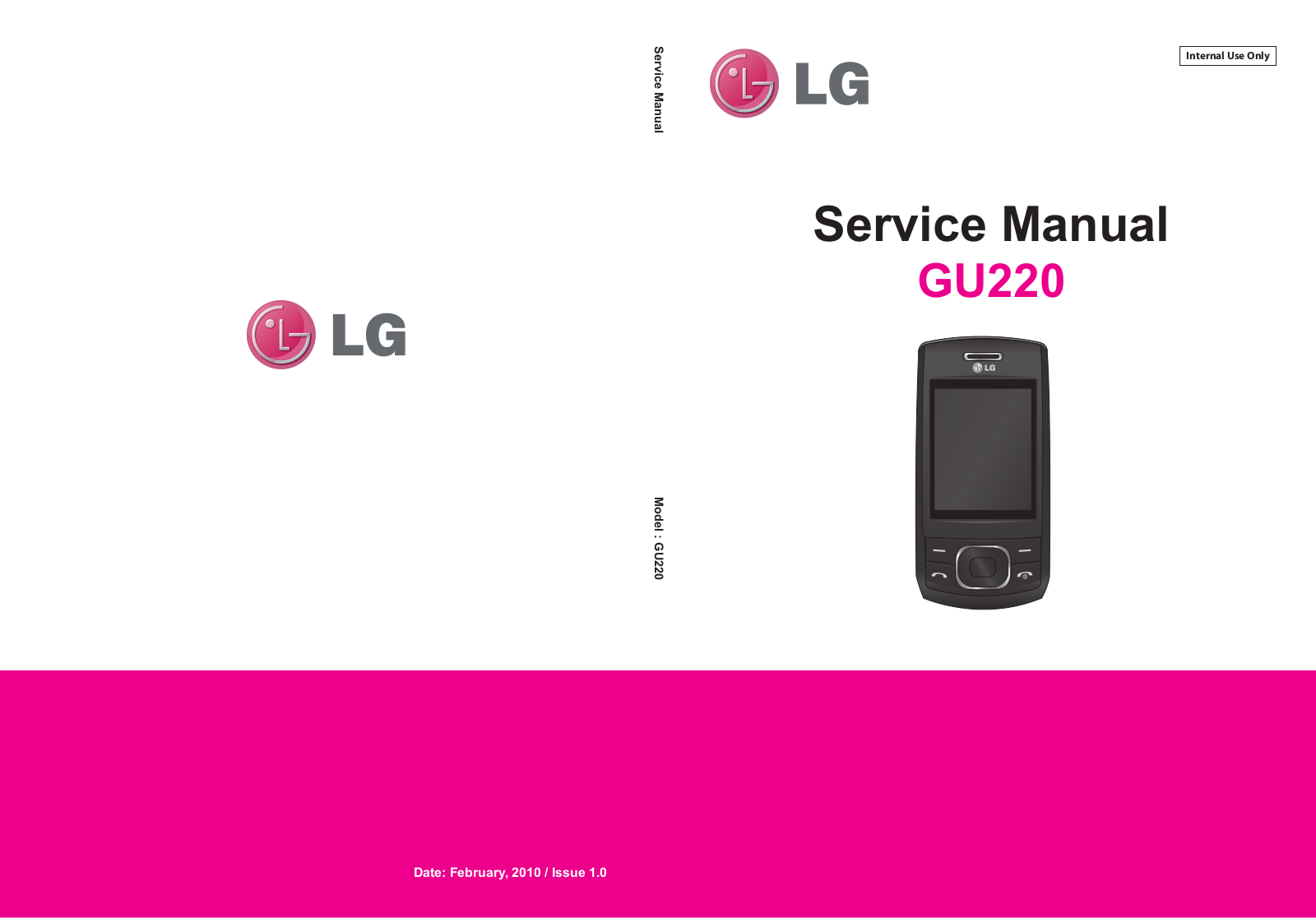 LG GU220 Service Manual