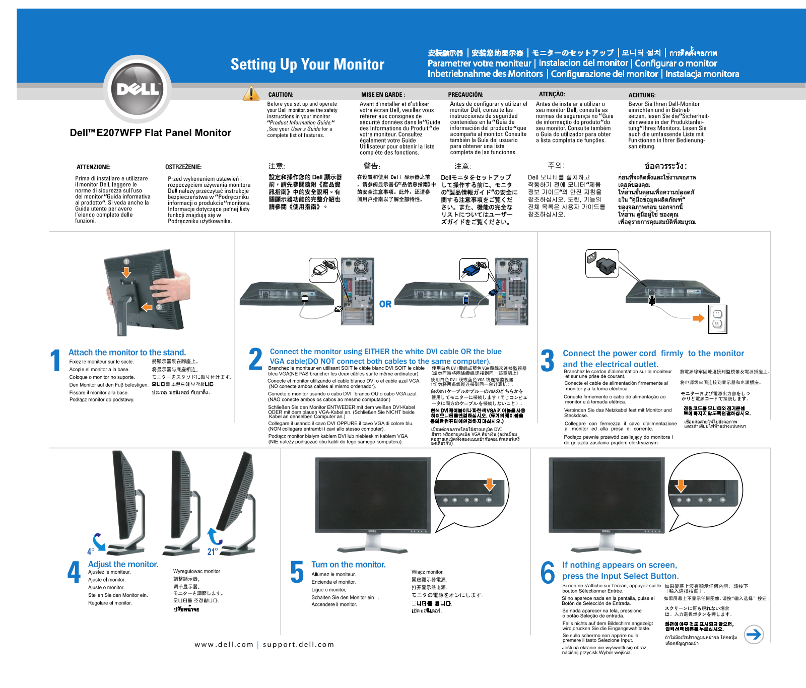 Dell E207WFP User Manual