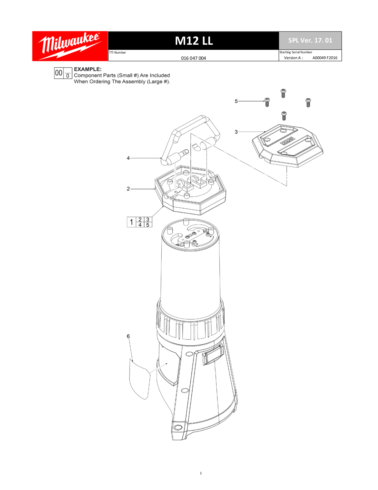 Milwaukee M12 LL User Manual