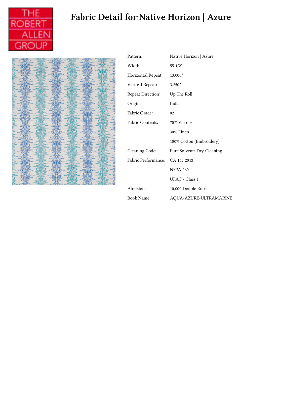 Robert Allen RALF1236 Specifications - ManualMachine.com