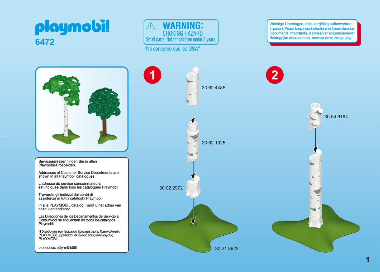 Playmobil 6472 Instructions