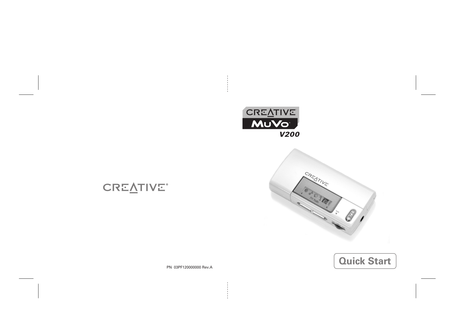 Creative Labs MuVo V200 User Manual