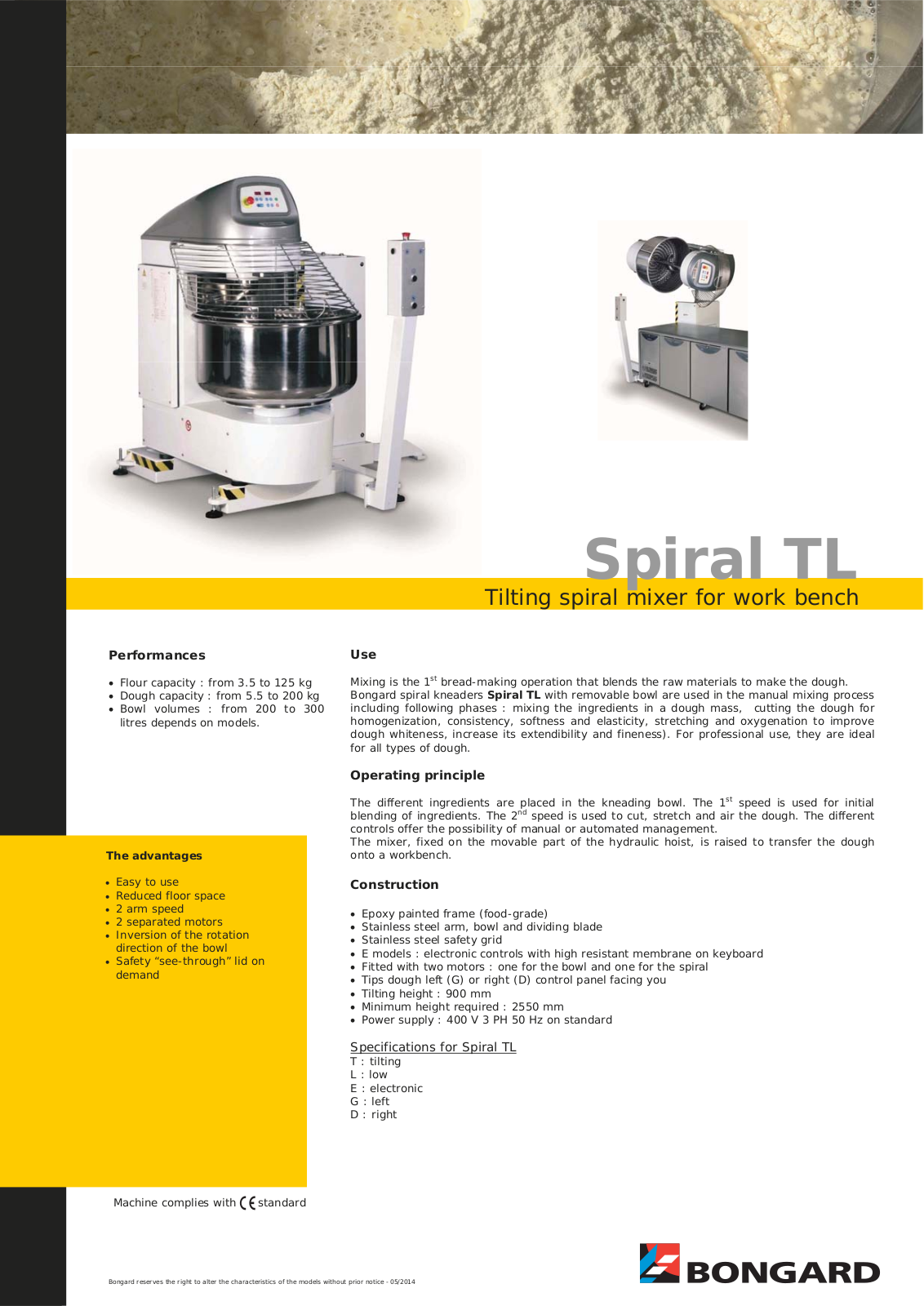 Bongard Spiral-TL User Manual