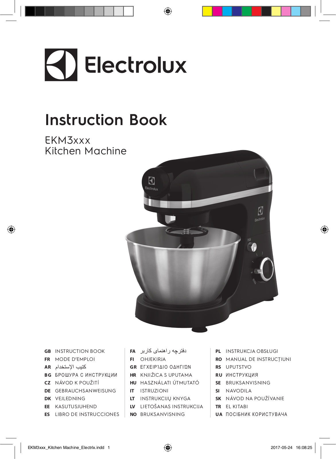 Electrolux EKM3400, EKM3700 User Manual