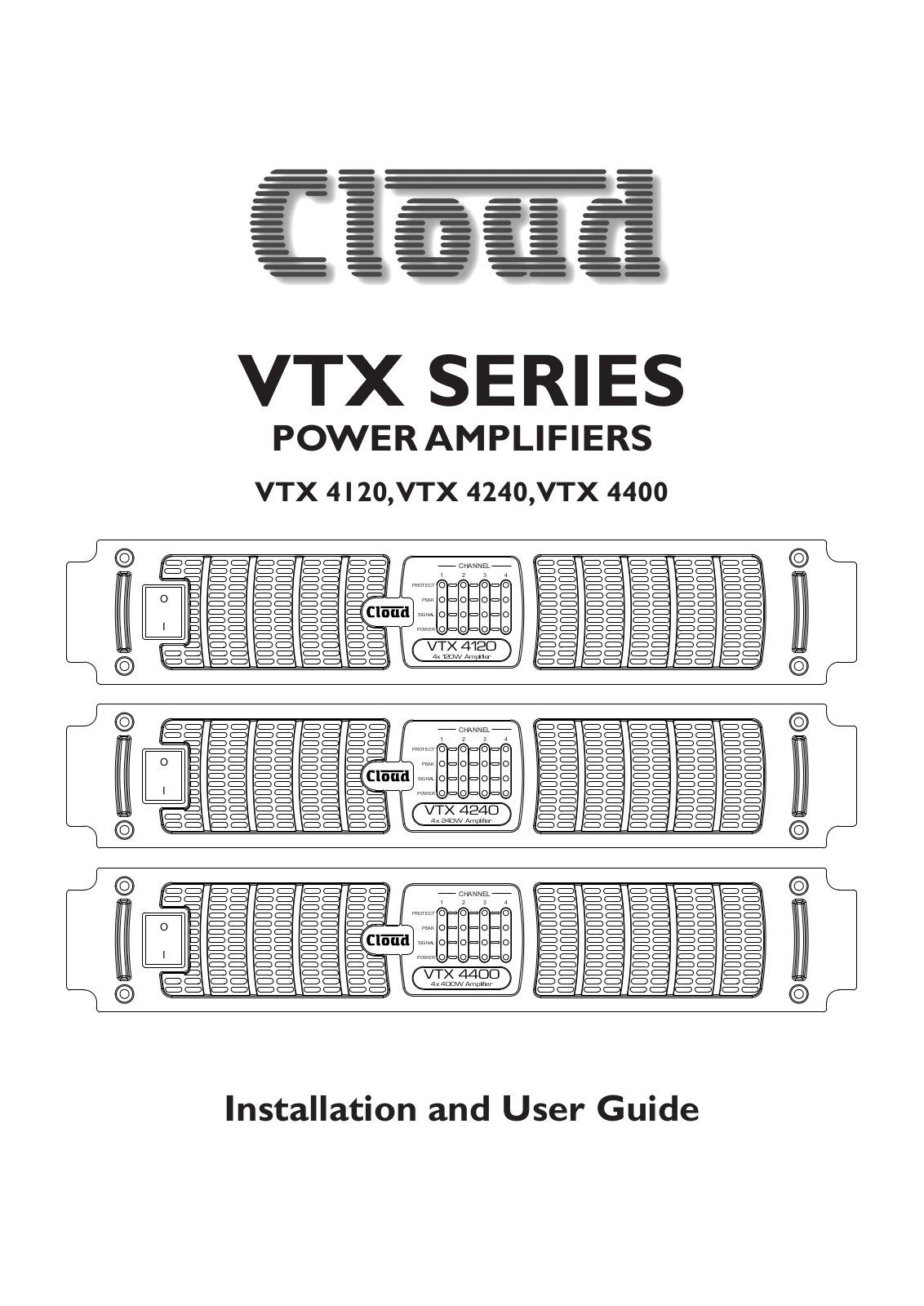 Cloud Electronics VTX4400 User Manual