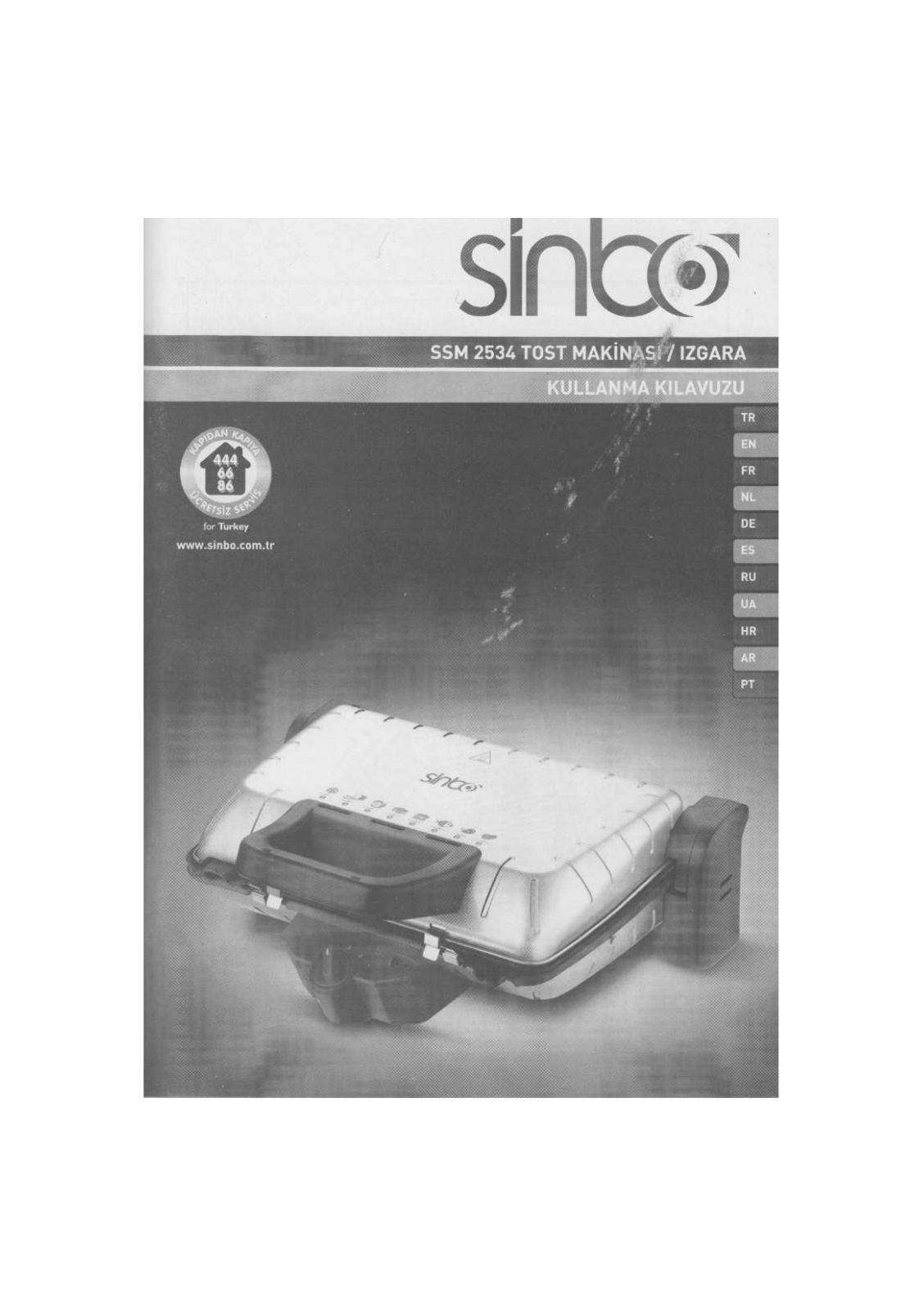 Sinbo SSM 2534 User Manual