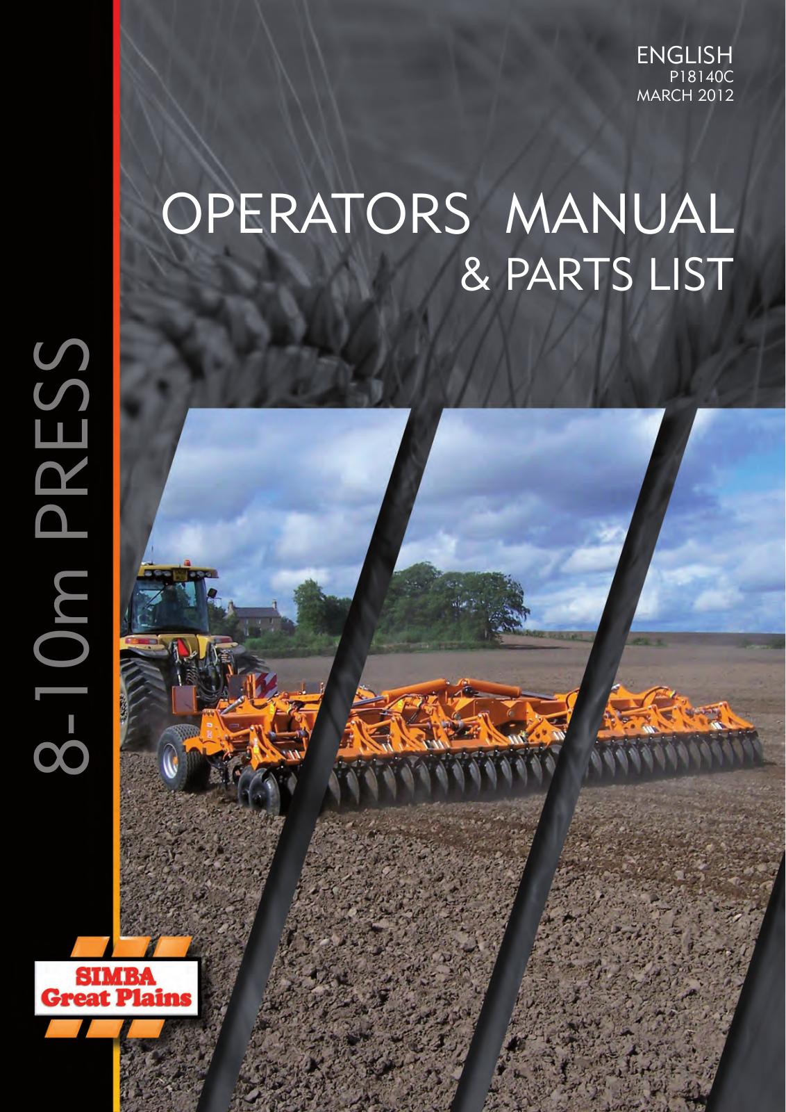 Great Plains P18140C Operator Manual