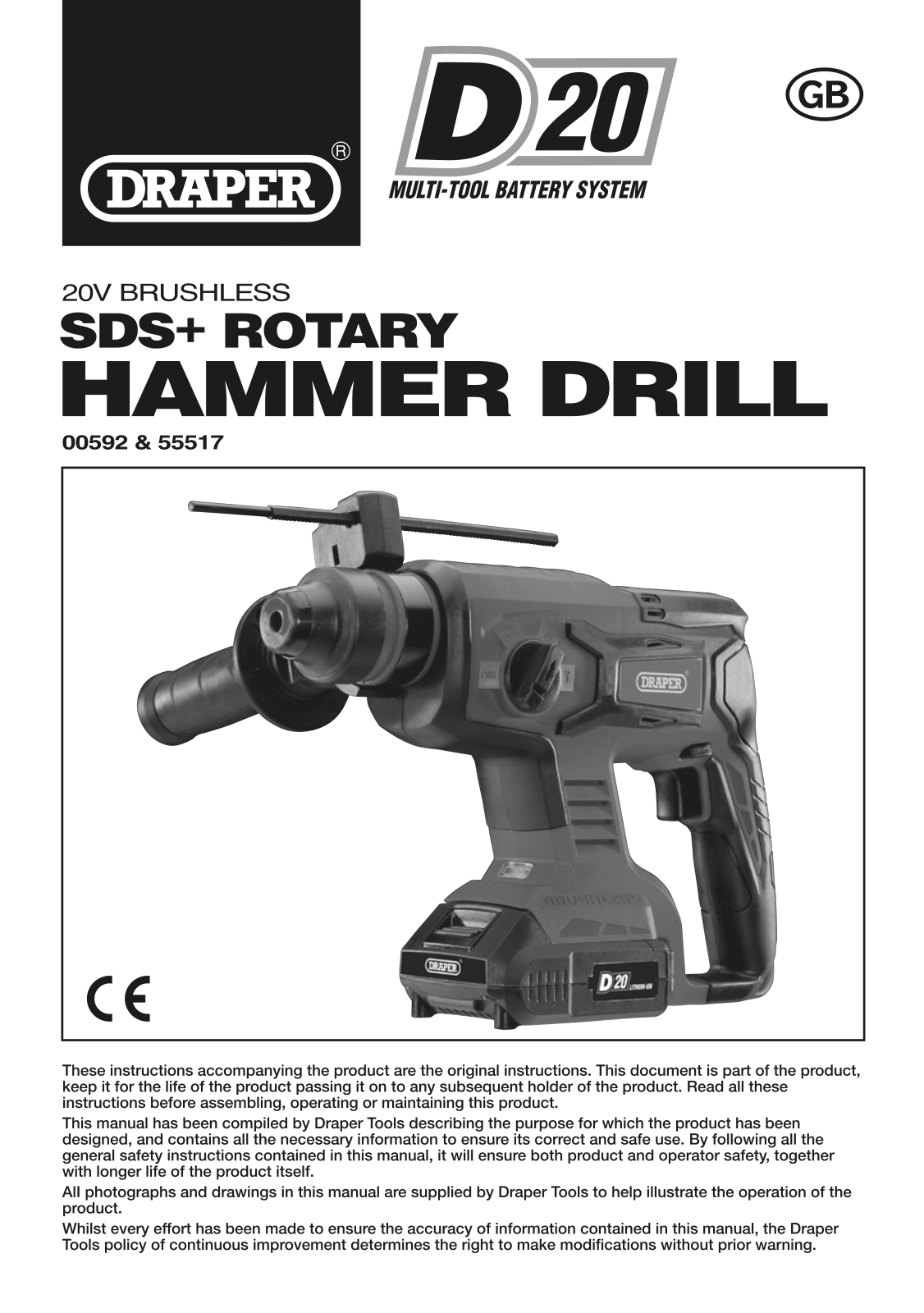 Draper D20SDSD1.7JSET User guide - ManualMachine.com