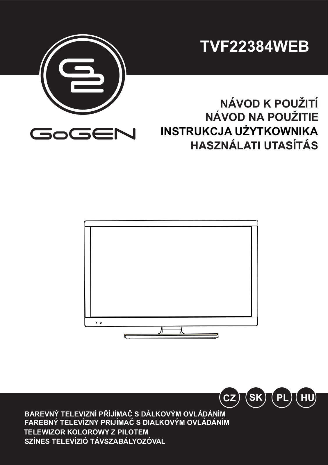 GoGEN TVF 22384 WEB User Manual