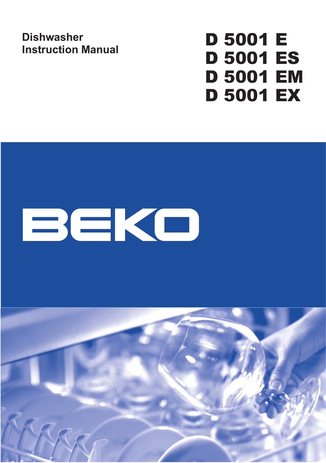 Beko D 5001 EX, D 5001 EM, D 5001 E, D 5001 ES User Manual