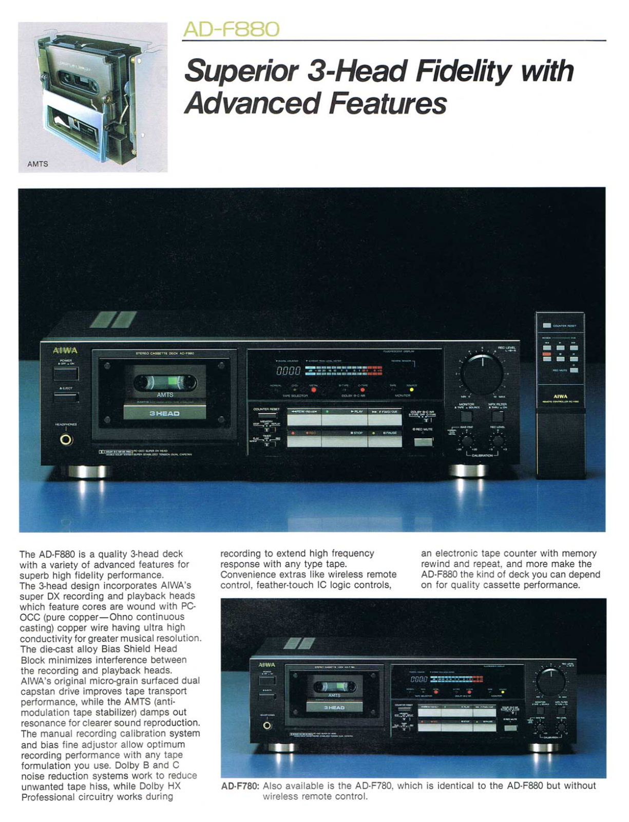 Aiwa ADF-880 Brochure