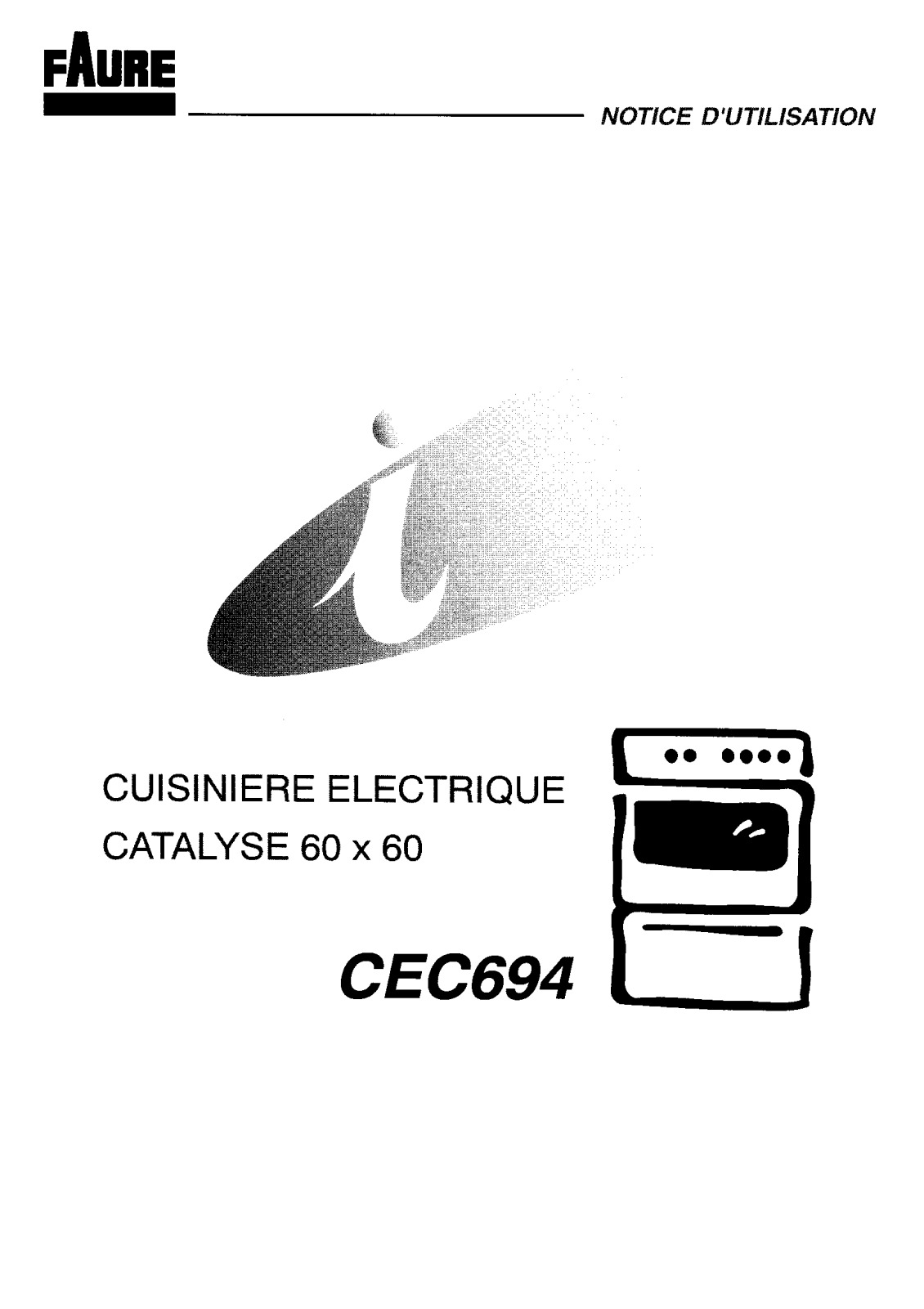 Faure CEC694W User Manual