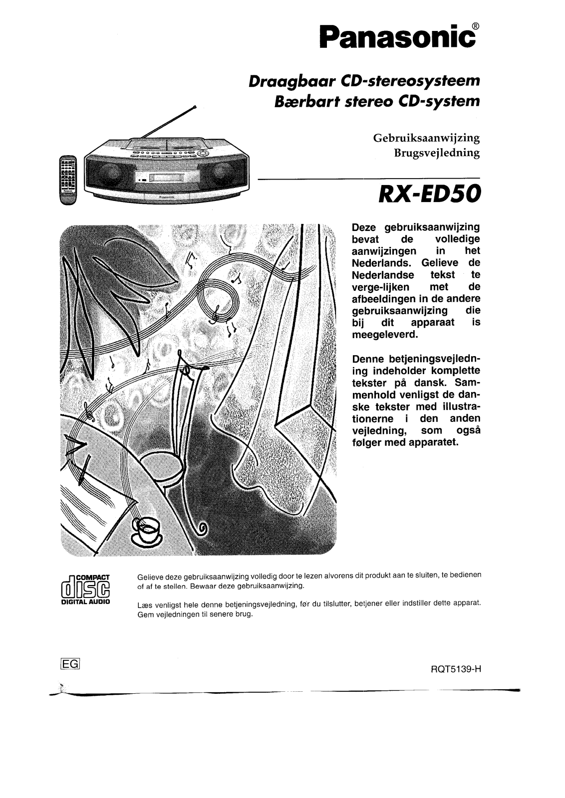 Panasonic RX-ED50 User Manual