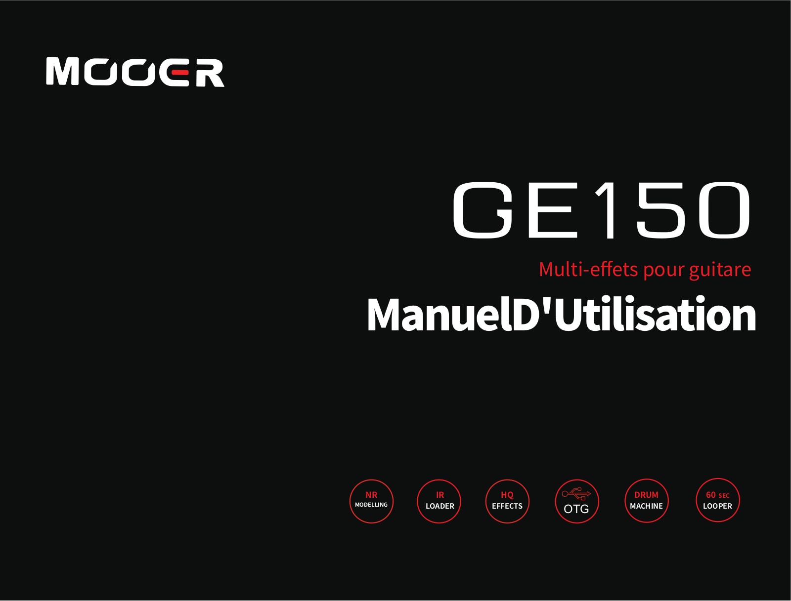 Mooer GE150 Owner`s Manual