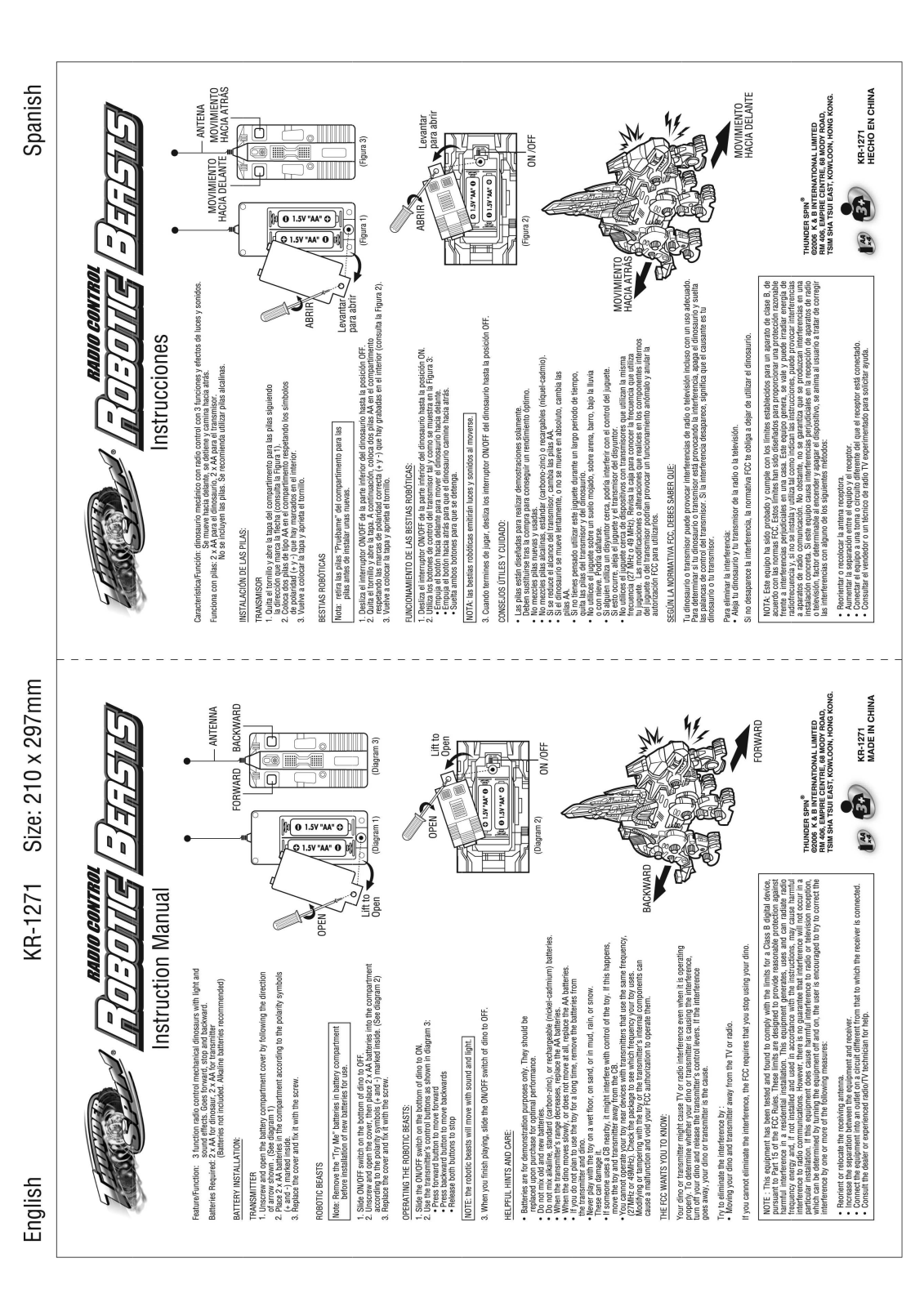 K and B 12717T User Manual