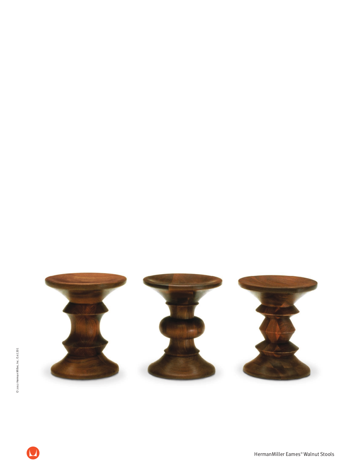 Herman Miller Eames Walnut Stools User Manual - ManualMachine.com