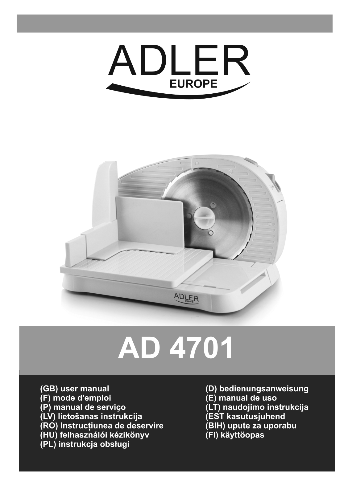 Adler AD4701 User Manual