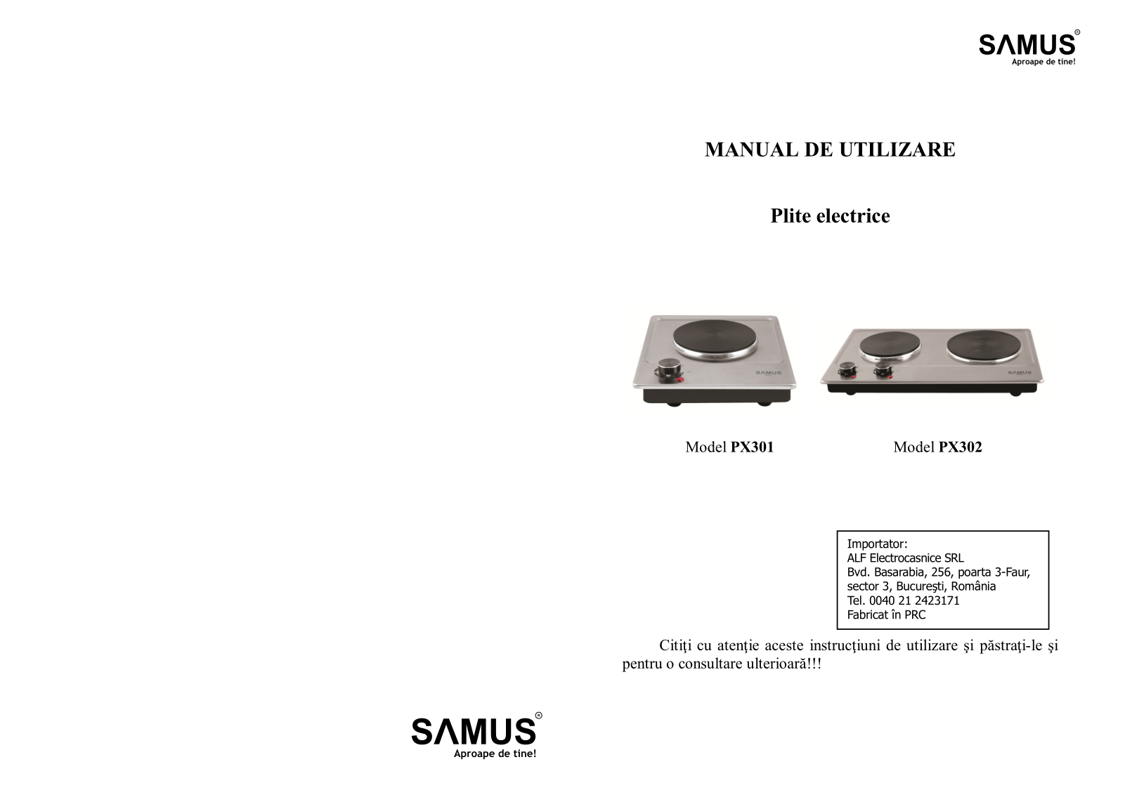 Samus PX302 User guide - ManualMachine.com