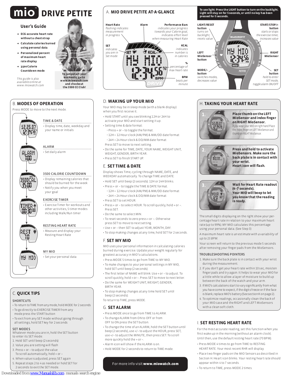 Mio DRIVE PETITE, drive User Manual