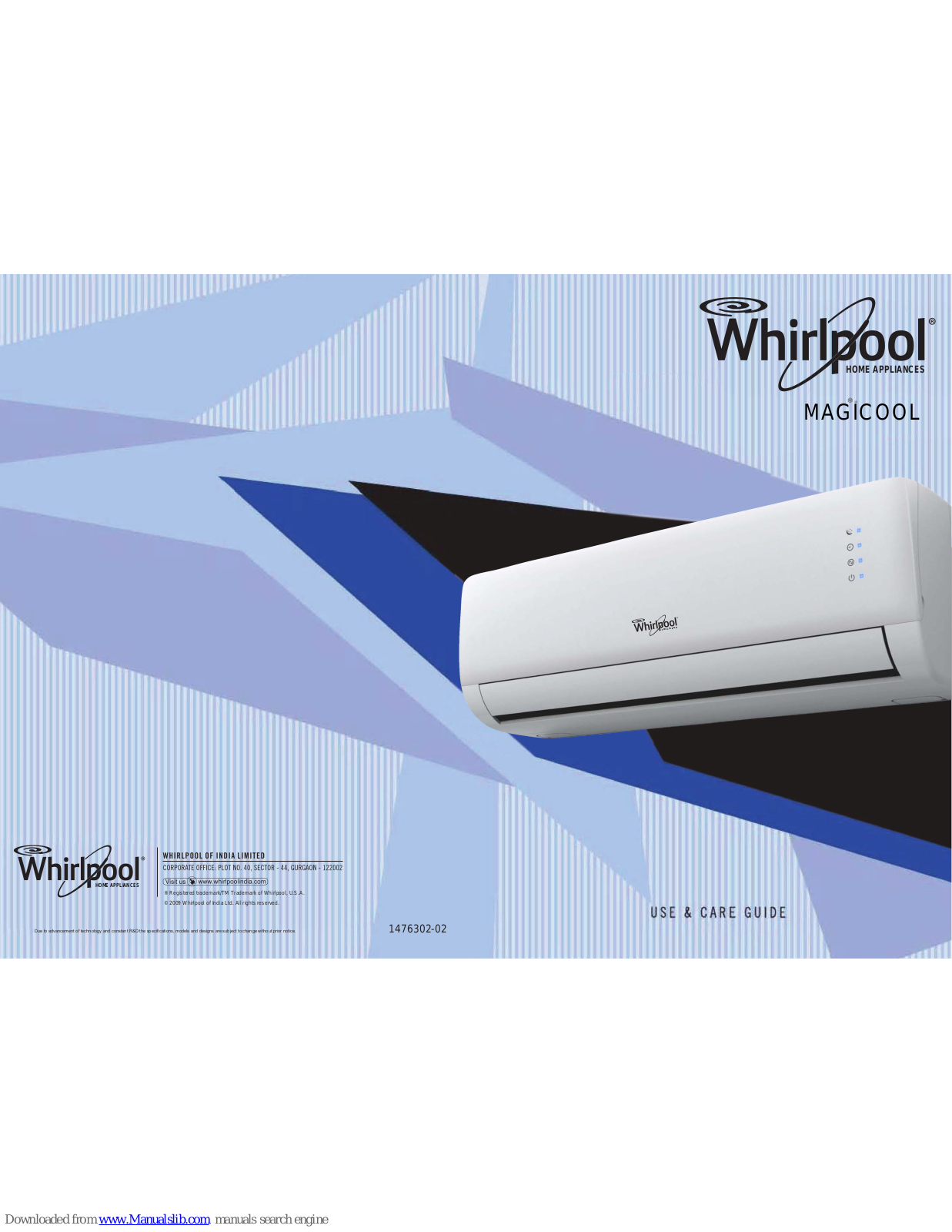 Whirlpool MAGICOOL Use & Care Manual