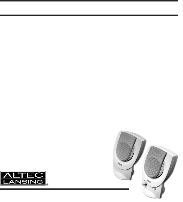 Altec Lansing AVS200 User guide