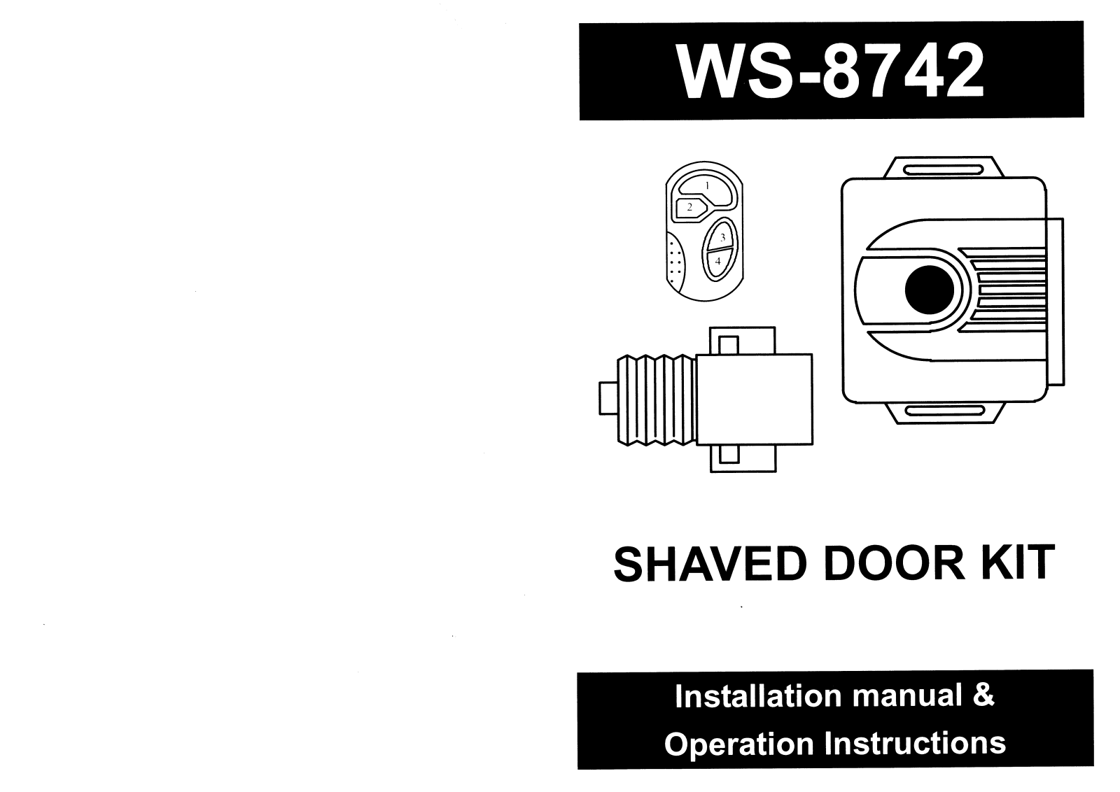 Many Wain Enterprise WS 8742 User Manual