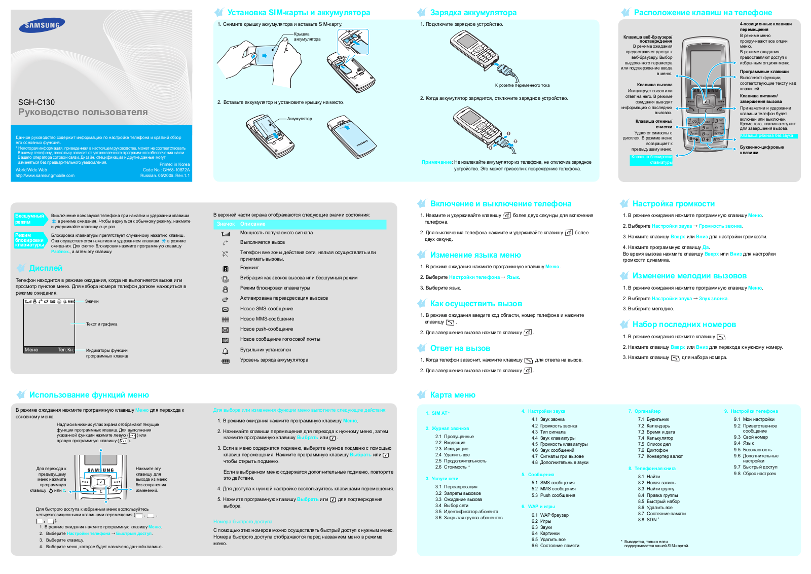 Samsung SGH-C130 User manual