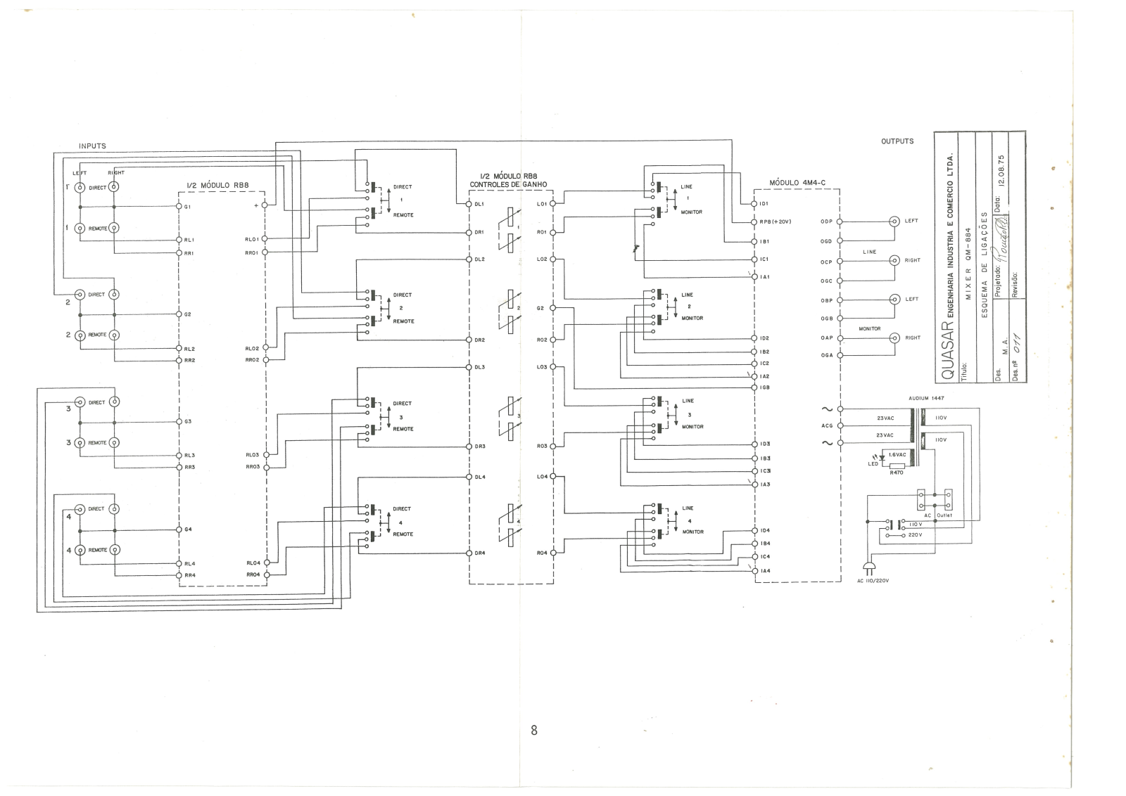 QUASAR PARTE 4 Schematic