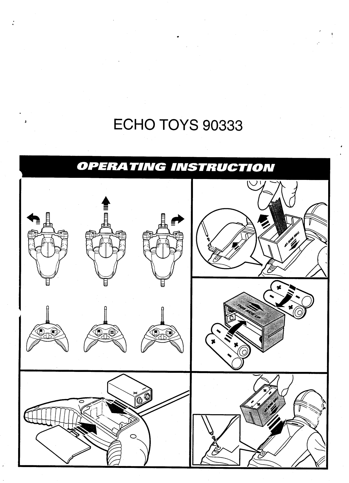 Echo Toys 90333R49, 90333T49 Users manual