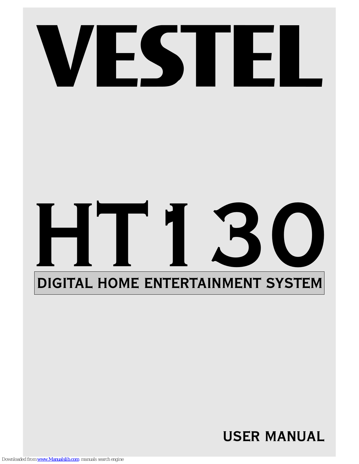 VESTEL HT130 User Manual